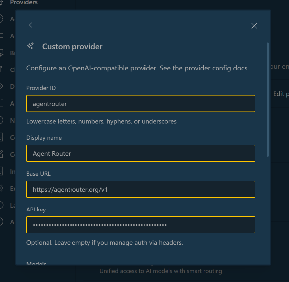 Setting Provider