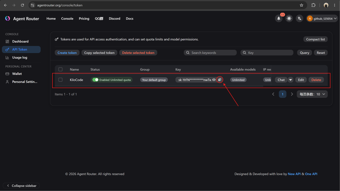 Get API Key